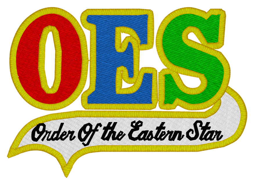 (image for) OES Eastern Star Embroidery